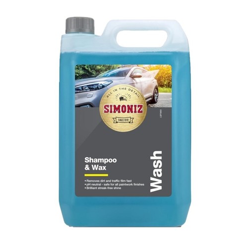 Simoniz shampoo and wax car - shampoo,
