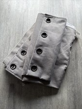 2 x Moondream Curtain - 3 In 1 Thermal Blackout Noice Reducing Grey Colour Long