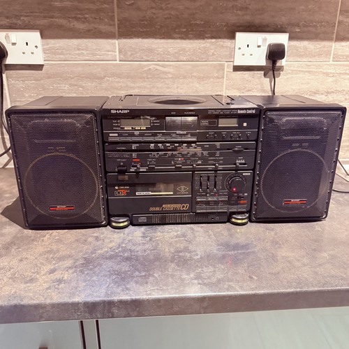 Vintage sharp boombox cd77 - sharp,
