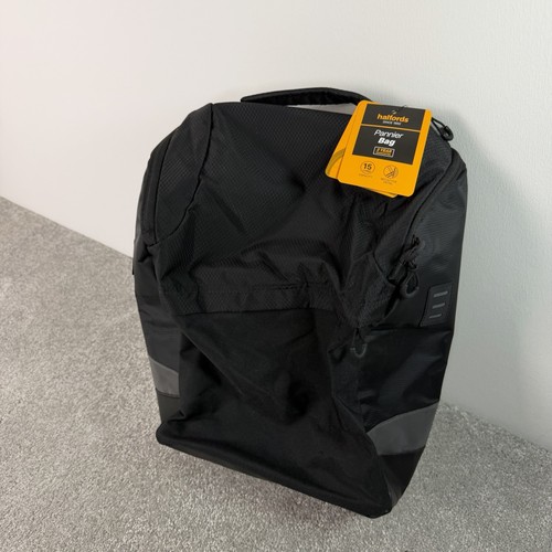 Halfords pannier bag black - halfords,