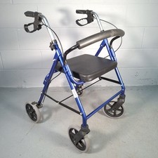 Ultimate Healthcare UMOR4202 4 Wheel Rollator Walker Walking Aid 125kg Capacity