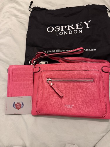 Osprey pink crossbody leather - osprey,