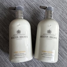 Molton Brown Amber Cocoon Hand Lotion 300ml X2 BRAND NEW 