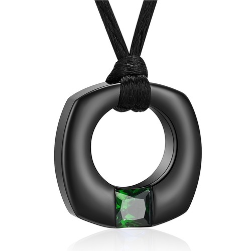 Circle life urn - of, necklace