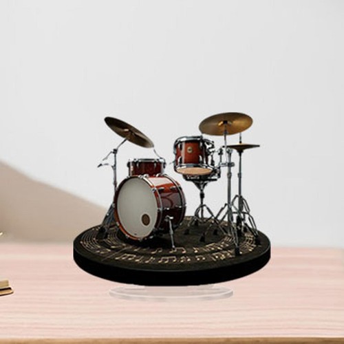 Drum set decoration - 2d, acrylic