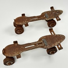 Vintage Roller Skates Metal -