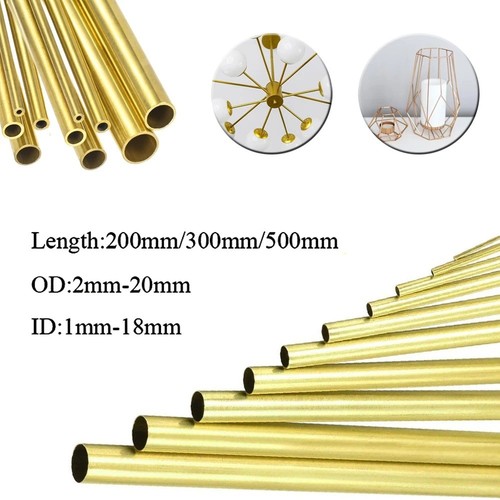 Brass round tube wall - brass,