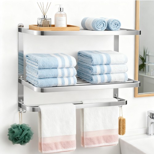Tier bathroom towel - 3-tier,