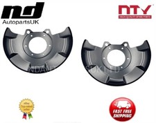 2x Front L+R Brake Disc Dust