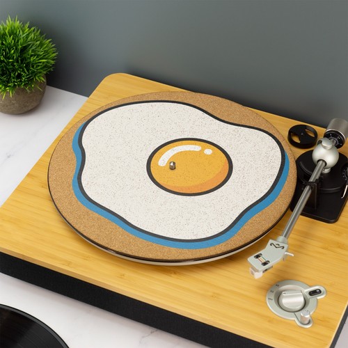 Egg design record player slip - design,