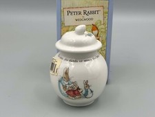 Wedgwood Peter Rabbit Nursery Ware Lidded Sugar Box.