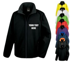 PERSONALISED RESULT CORE SOFTSHELL JACKET - Fleece Lined, Custom Text Work Wear