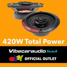 Vibe Slick5-V7 - 13cm 5.25" 2-Way Coaxial Car Speakers 420 Watts Total Power BN