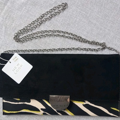 New look zebra print clutch - look,