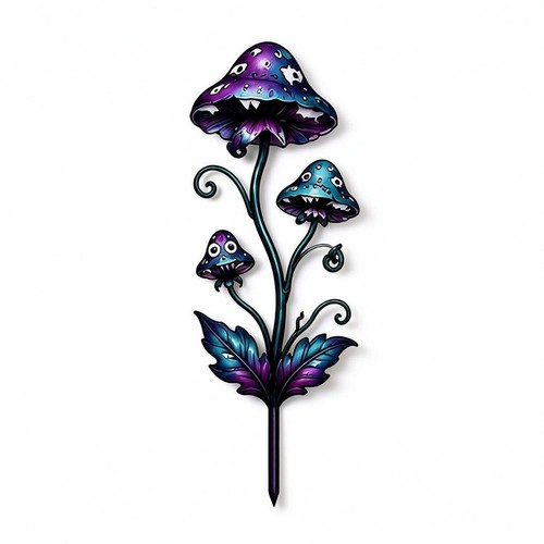 Toadstool garden ornament - garden,