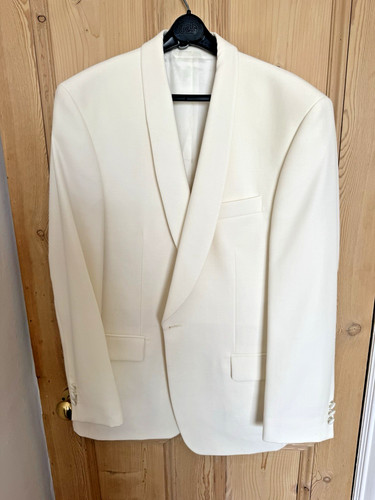 Moss bros cream blazer dinner - bros,