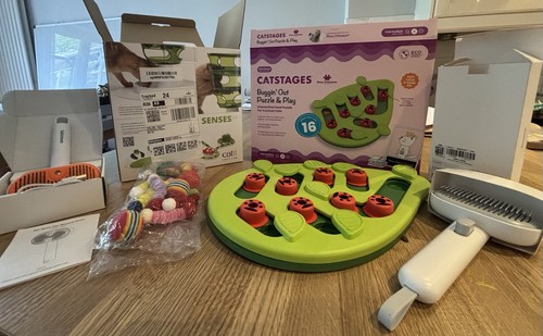 Cat toy grooming - grooming, bundle