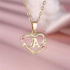 Ladies Heart Initial Letter