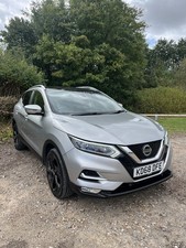 Nissan Qashqai Tekna Dig-T, 1.3 Petrol, 5dr, Silver, 2019/68, **Pan-roof Model**
