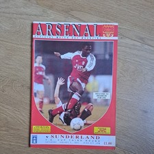Arsenal V Sunderland. FA Cup 3rd Round Programme. 05/01/91. Excellent Condition.