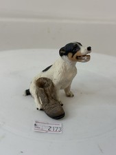North Light Jack Russell Terrier With Boot Figurine Ornament
