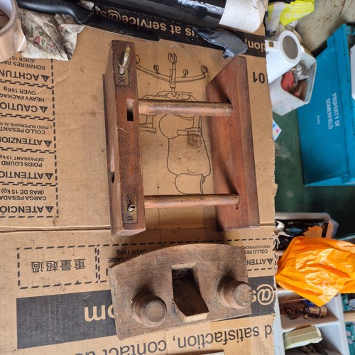 Wooden plow tool early - 2,