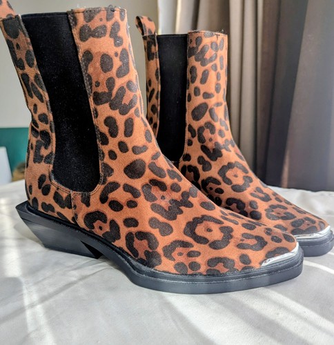 Asos animal print ankle boots - animal,