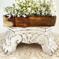 Shabby Chic Pillar Candle