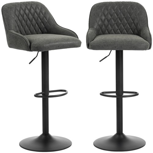 Homcom bar stools set - bar, 2