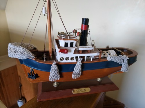 Vintage sanson tugboat - vintage,
