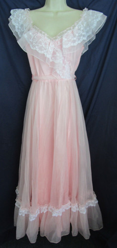 Vtg pink cottagecore fancy - vtg,