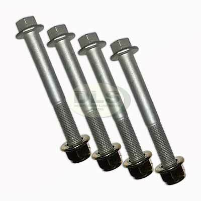 Bolt and nut set front - and, radius