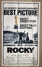 A Topps Gum Card Giant Movie Film Poster 1981 Rocky