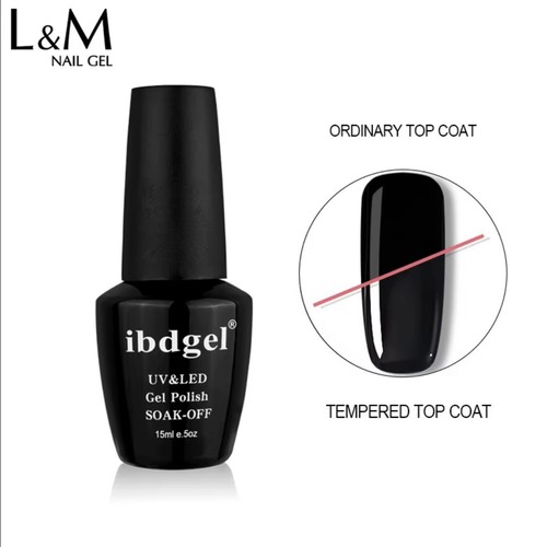 Nail art products tempered top - nail,