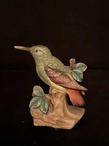 Vintage ceramic hummingbird - ceramic,