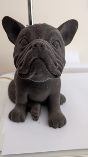 French bulldog lamp - bulldog,