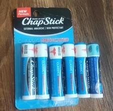 6x ChapStick Classic Medicated