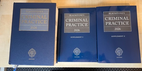 Blackstone criminal practice - blackstone's,