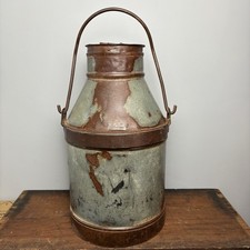 Large Galvanised Milk Churn -