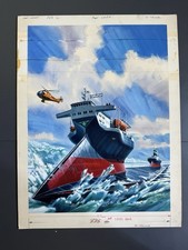 Original Ships 1978 Painting