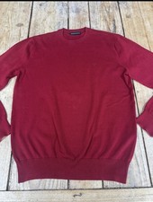 Armani Men's Red Jumper Xl