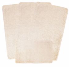 ROMANY GYPSY CARAVAN  4pcs Washable Mats/Rugs Set,ULTRA SOFTNESS SANTA 100x140cm