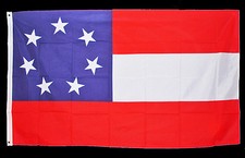 American Civil War ACW Southern Confederacy 5x3ft Stars & Bars Flag 