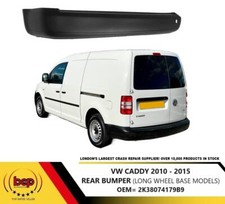 VW CADDY MAXI REAR BUMPER 2009