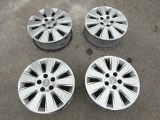  VAUXHALL ASTRA MK5 VECTRA C ALLOY WHEELS 16" INCH 5 STUD  9 SPOKE set of 4