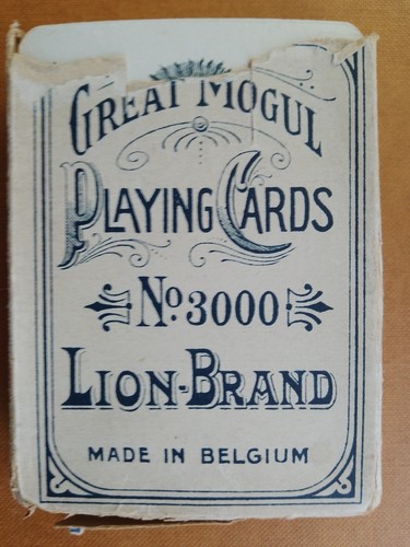 Antique rare belgian playing - antique,