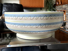 Very Large Vintage 1950s Poole Pottery Freeform Bowl By Alfred Read