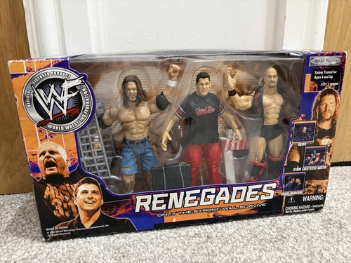 Rare wwf renegades trio stone - wwf,