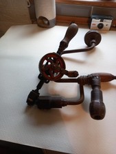 LOT x3 Vintage Hand Drills | Bit  & Brace | Ratchet | Vintage Woodworking Tools