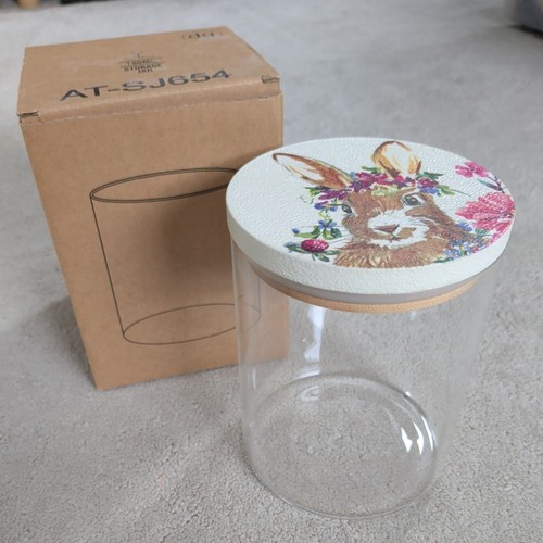 Glass storage 750ml jar - storage,